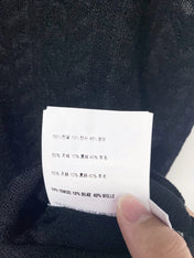 MIUMIU 26S V-NECK SHORT-SLEEVE KNIT TOP 1283