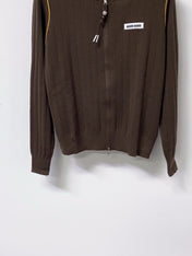 MIUMIU 26S ZIP-UP KNIT CARDIGAN 1263