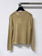 VALENTINO 26S CREW NECK KNIT CARDIGAN 323