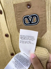 VALENTINO 26S CREW NECK KNIT CARDIGAN 323