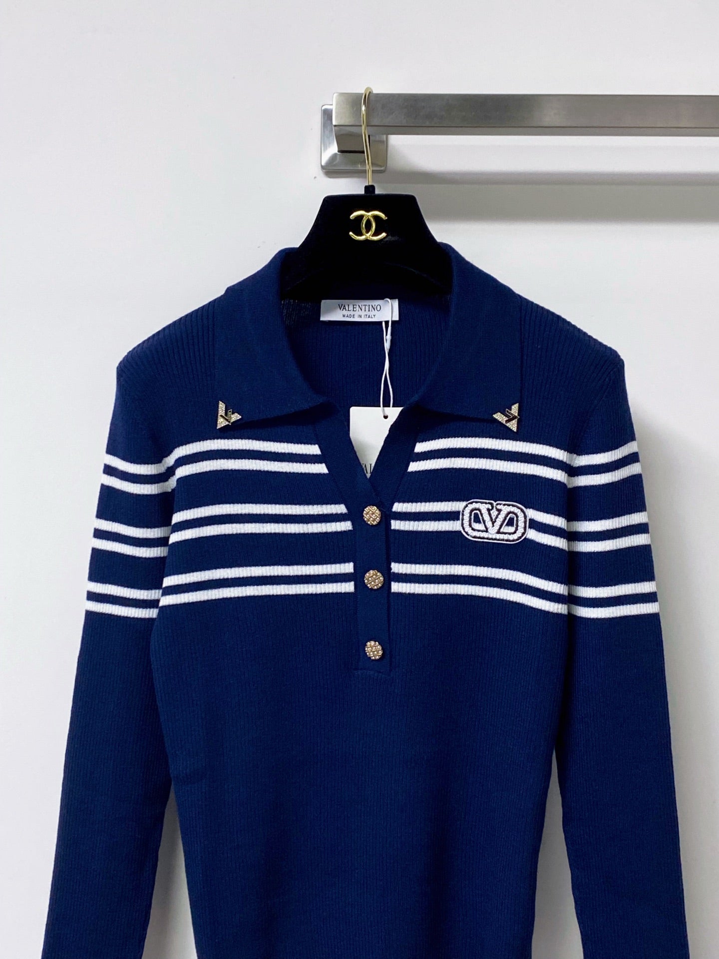 VALENTINO 26S KNITTED POLO SHIRT 322