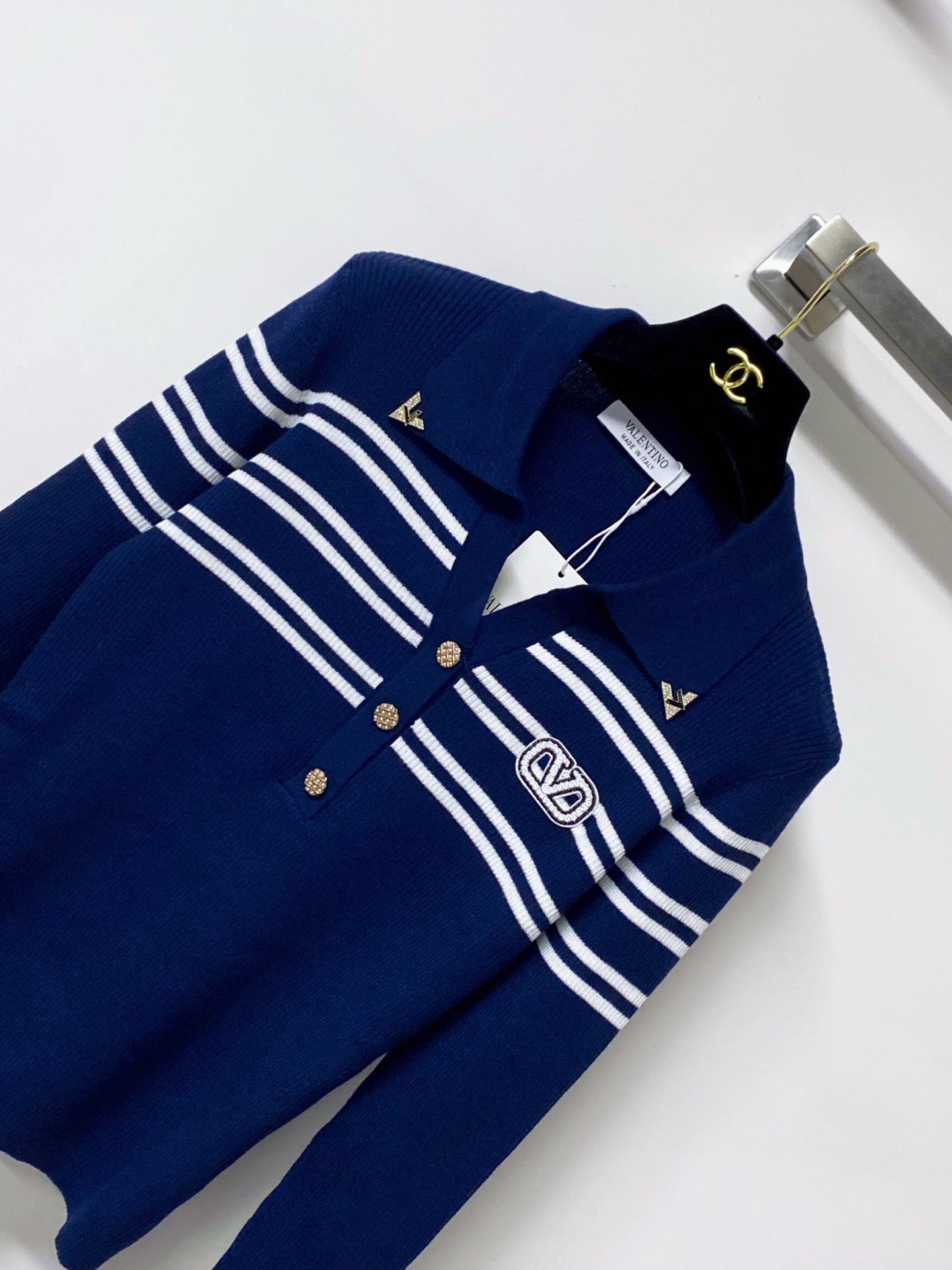 VALENTINO 26S KNITTED POLO SHIRT 322