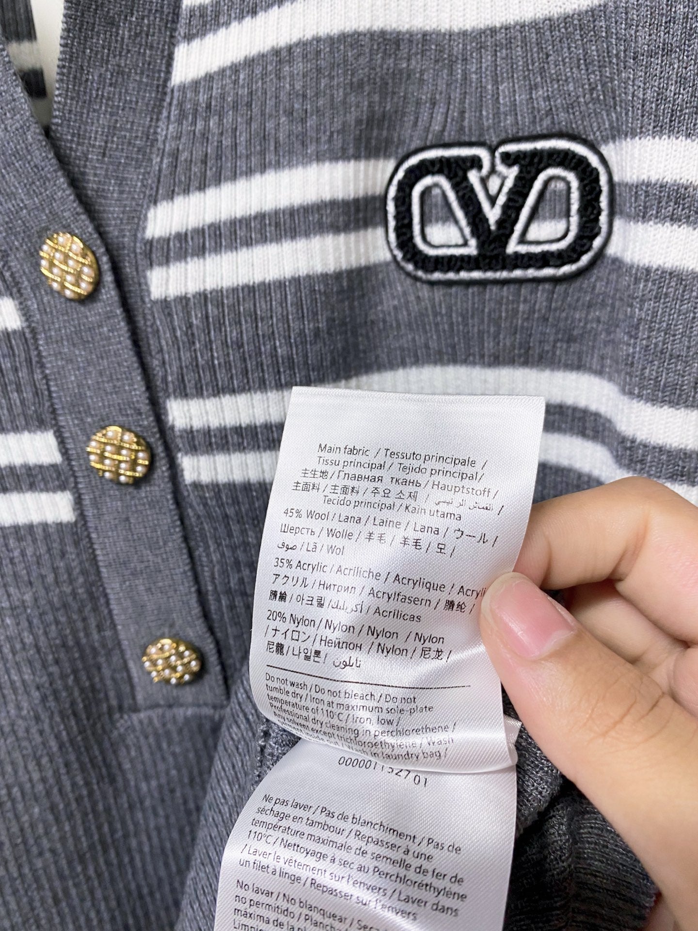 VALENTINO 26S KNITTED POLO SHIRT 321