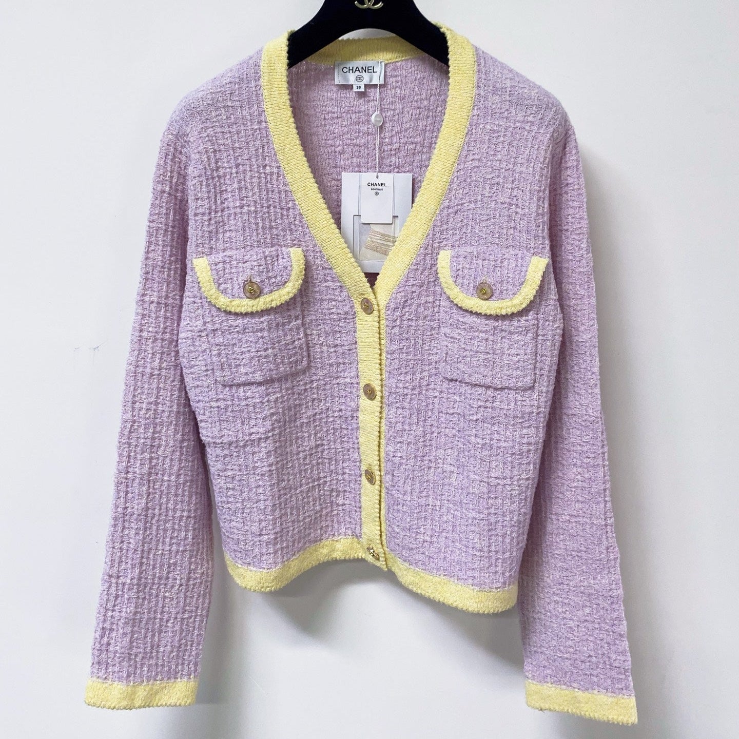 CHANEL 26S KNIT V-NECK CARDIGAN 1721