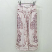 HM PRINTED SILK WIDE-LEG PANTS 269258