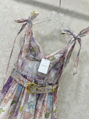 ZIMMERMANN SHORT DOPAMINE HERRINGBONE DRESS 269370