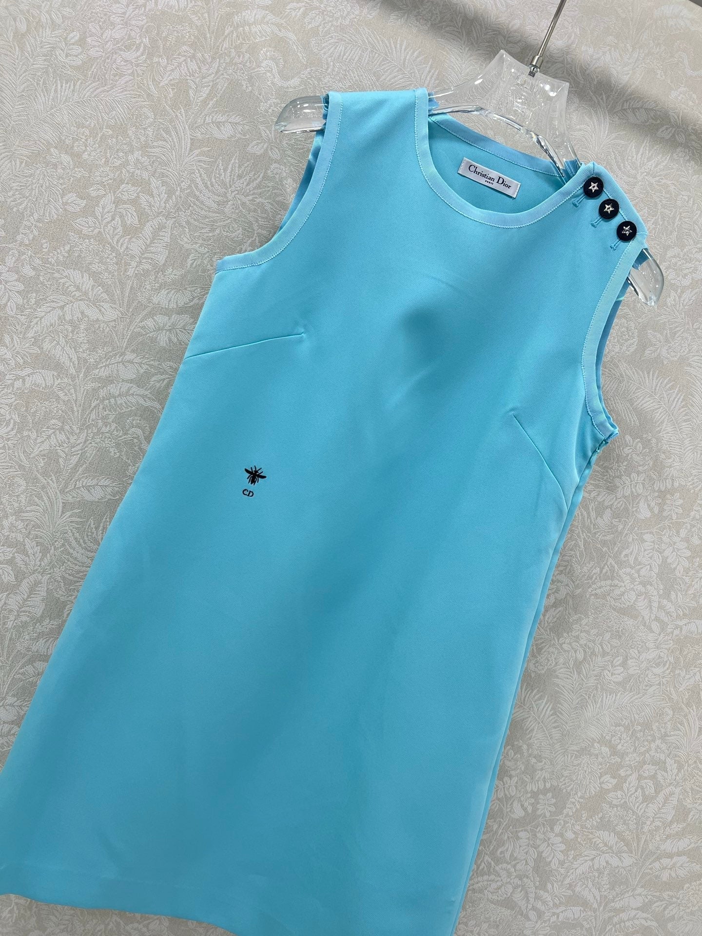 DIOR BLAZER DRESS WITH BEE EMBROIDERY 275244