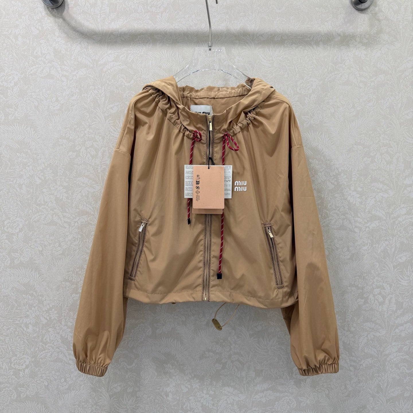 MIUMIU 26S HOODED JACKET 989