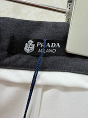 PRADA 26S HIGH WAISTED PLEATED MIDI SKIRT 770