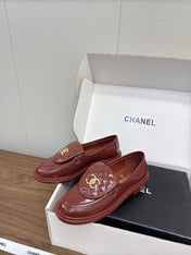 MOCCASIN 2.5 CM IN JAM RED PREMIUM LAMBSKIN