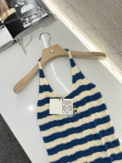 LW 25S HALTER NECK KNIT TOP 265546