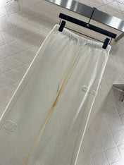 CHANEL 25S HIGH-WAISTED WIDE-LEG PANTS 306