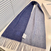 SCARF 190 CM IN INDIGO BLUE LAMBSWOOL 413841