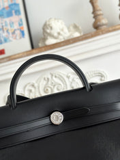 ZIP CABINE 31 BAG IN BLACK CALFSKIN