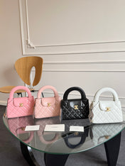 KELLY SHOPPING BAG 19 IN LIGHT PINK CALFSKIN GOLD HARDWARE