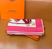 HERMES 26S SCARF 140 IN CASHMERE AND SILK 305966