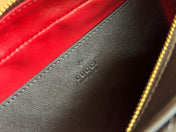 MARMONT SMALL SHOULDER BAG 24 IN BLACK CALFSKIN GOLD HARDWARE