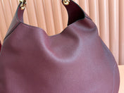 B LARGE SHOULDER BAG 49 IN ROSSO ANCORA RED CALFSKIN