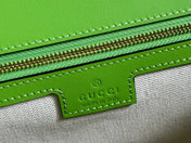 GUCCI 26S BLONDIE BAG 32 IN GREEN CALFSKIN