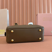 ARCADIE SMALL 22 BAG IN DARK BROWN CALFSKIN