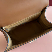 GUCCI 26S PADLOCK BAG 26 IN BROWN EMBOSSED CALFSKIN