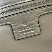 GUCCI 26S GG MARMONT BAG 26 IN SILVER LAMBSKIN