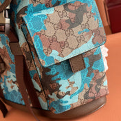 GUCCI 26S BACKPACK 46 IN MULTICOLOR COATED CANVAS STYLE 2
