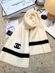 CHANEL 25S SCARF 175 CM IN  WOOL CASHMERE 943160