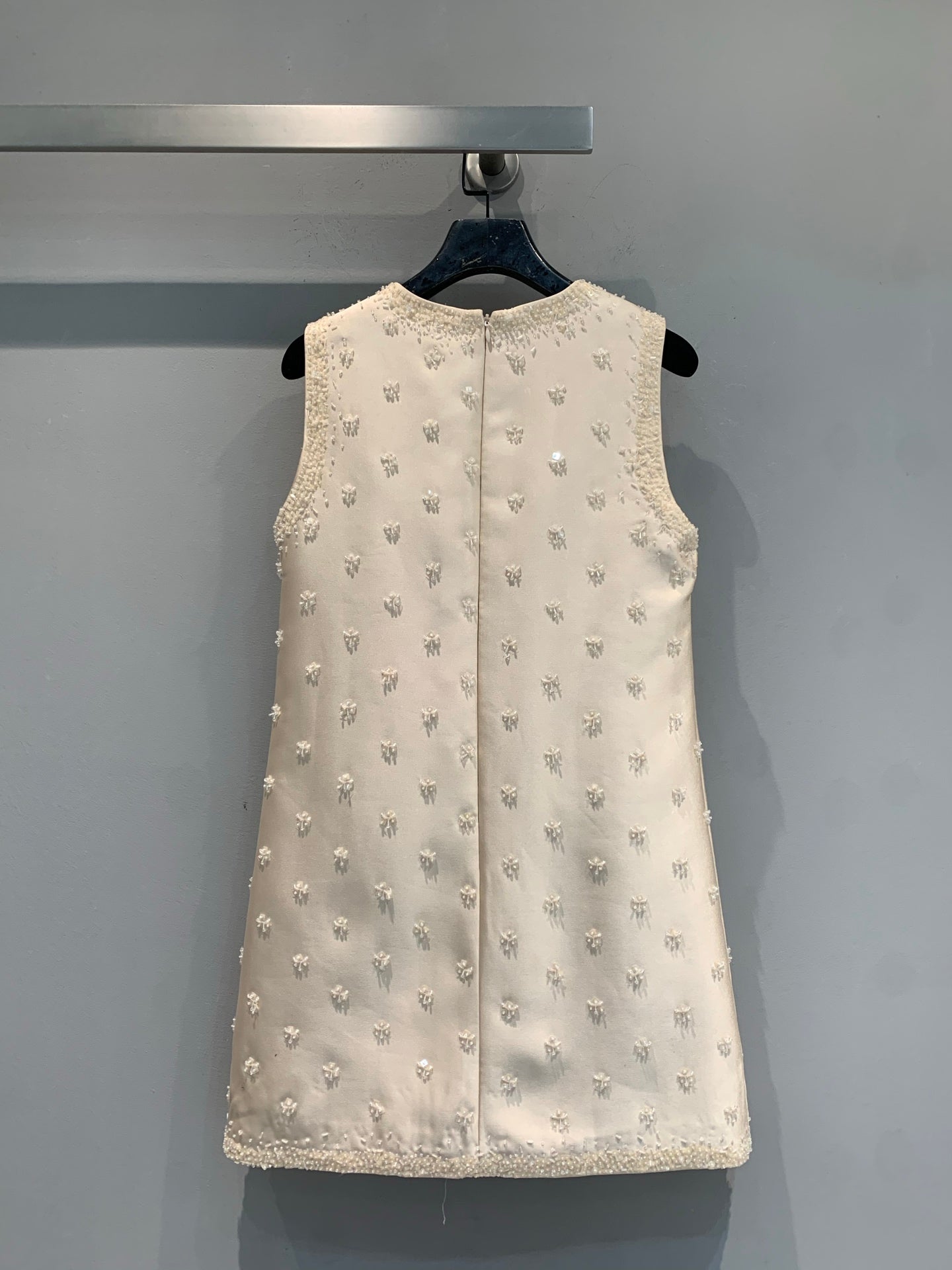MIUMIU 26S SLEEVELESS WOOL SILK DRESS 978