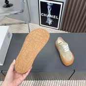TERRA VULCA LACE-UP SNEAKER IN SAND BROWN SUEDE