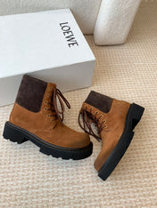 LW SIERRA COMBAT BOOT CARAMEL SUEDE