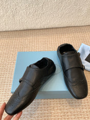MONK STRAP IN BLACK CALFSKIN