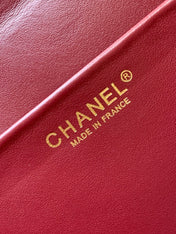 CHANEL 26S SOUPLISSIMO MAXI FLAP 39 IN CARAMEL BROWN GRAINED CALFSKIN GOLD HARDWARE