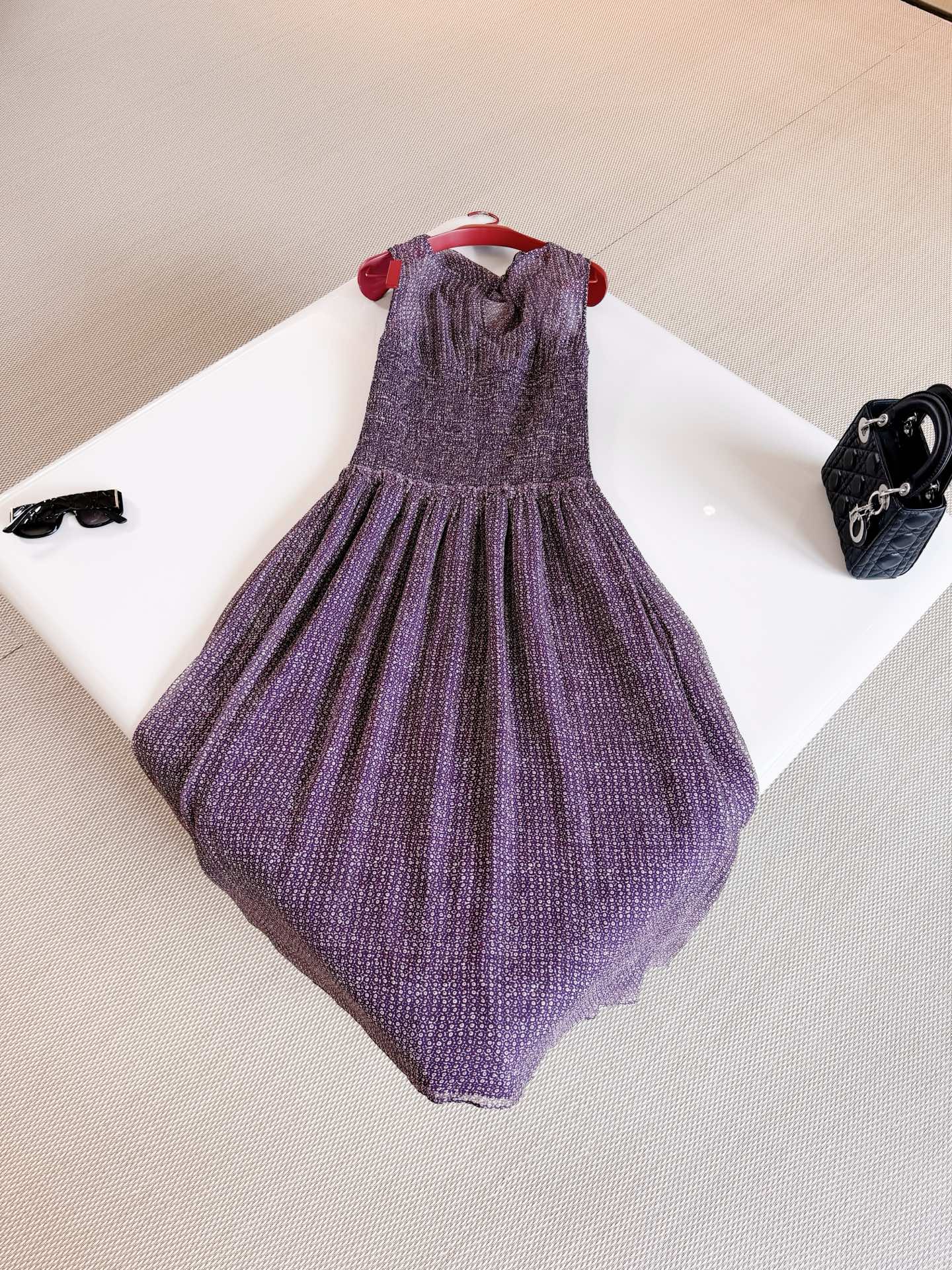 RALPH LAUREN 26S PLEATED DRESS 375