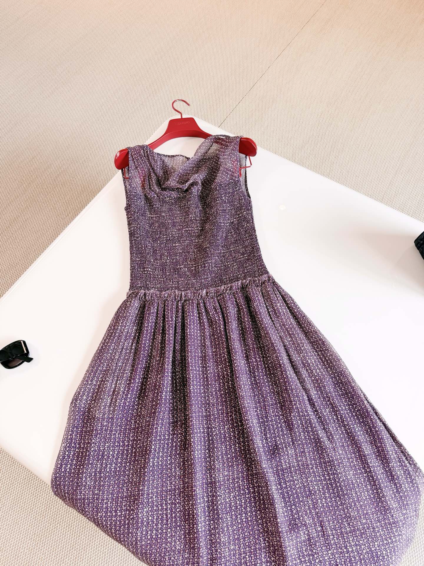 RALPH LAUREN 26S PLEATED DRESS 375