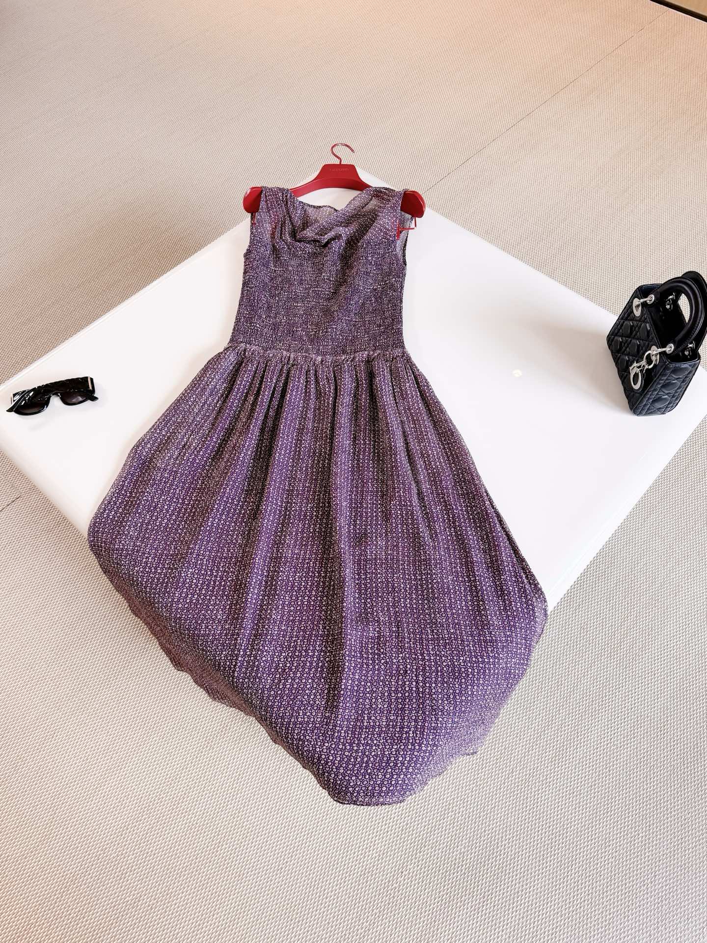 RALPH LAUREN 26S PLEATED DRESS 375