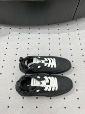 TRAIL SNEAKER IN BLACK CALFSKIN
