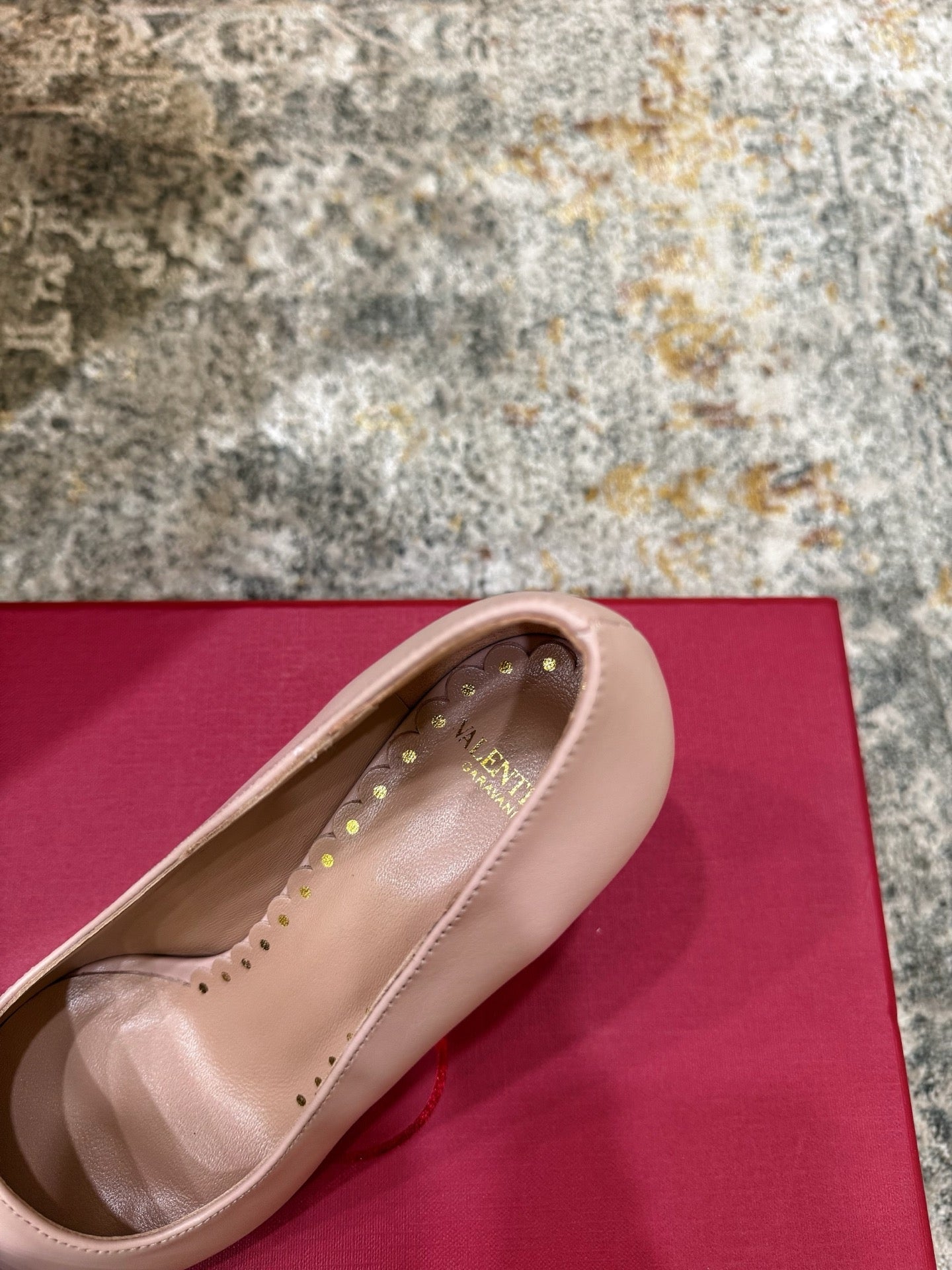 VALENTINO 26S BOW HIGH HEELS 75 MM IN NUDE AND LIGHT PINK CALFSKIN
