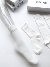 CELINE 26S CREW SOCKS 121818 (1 BOX)