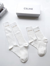 CELINE 26S CREW SOCKS 121818 (1 BOX)
