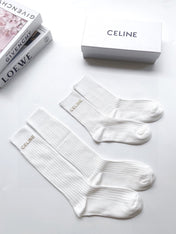 CELINE 26S CREW SOCKS 121818 (1 BOX)