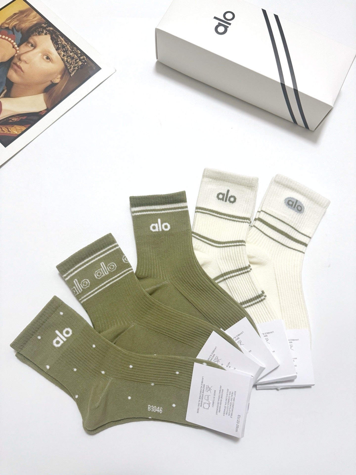 ALO 26S CREW SOCKS 161661 (1 BOX)