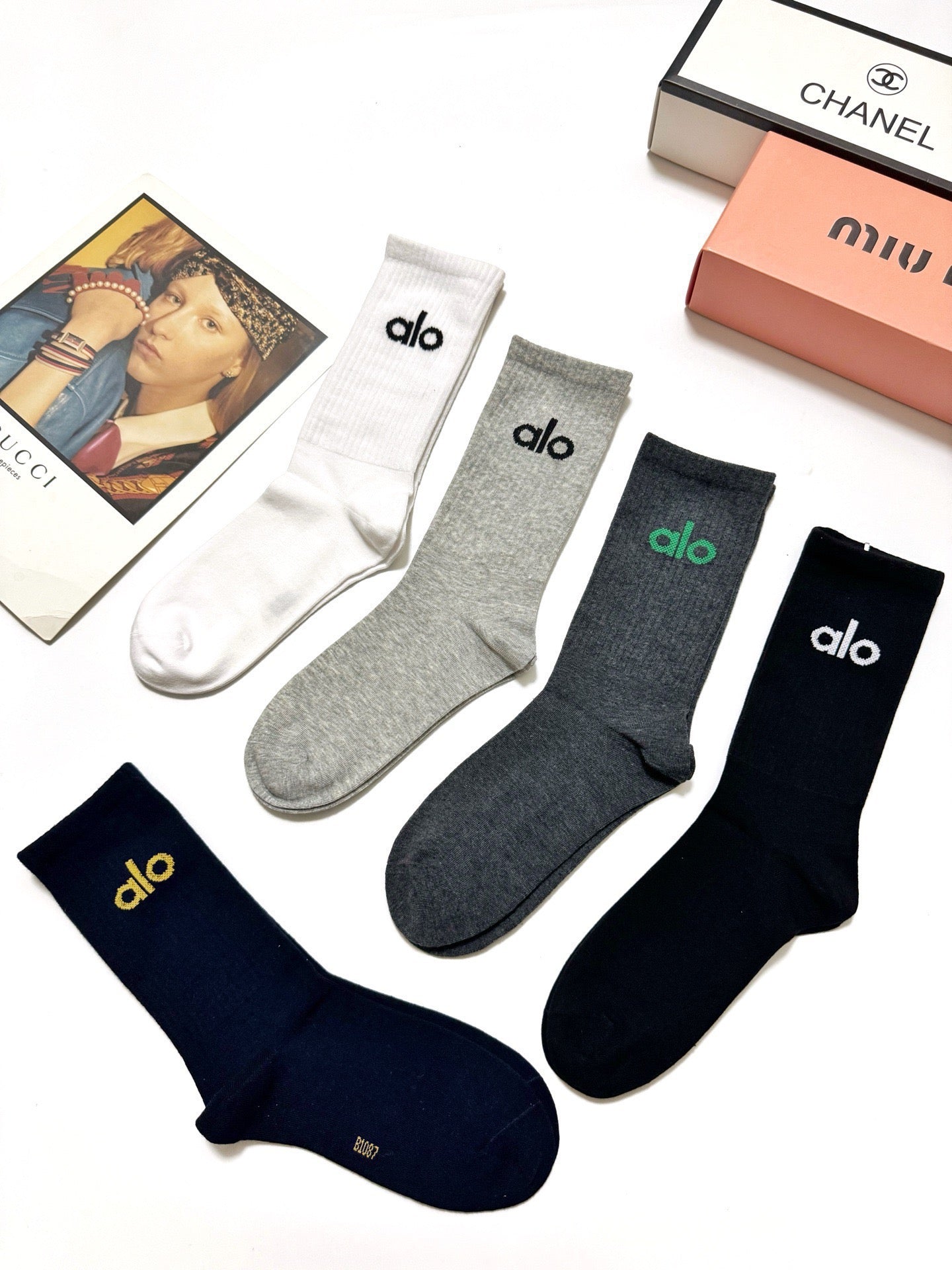 ALO 26S CREW SOCKS 189439 (1 BOX)
