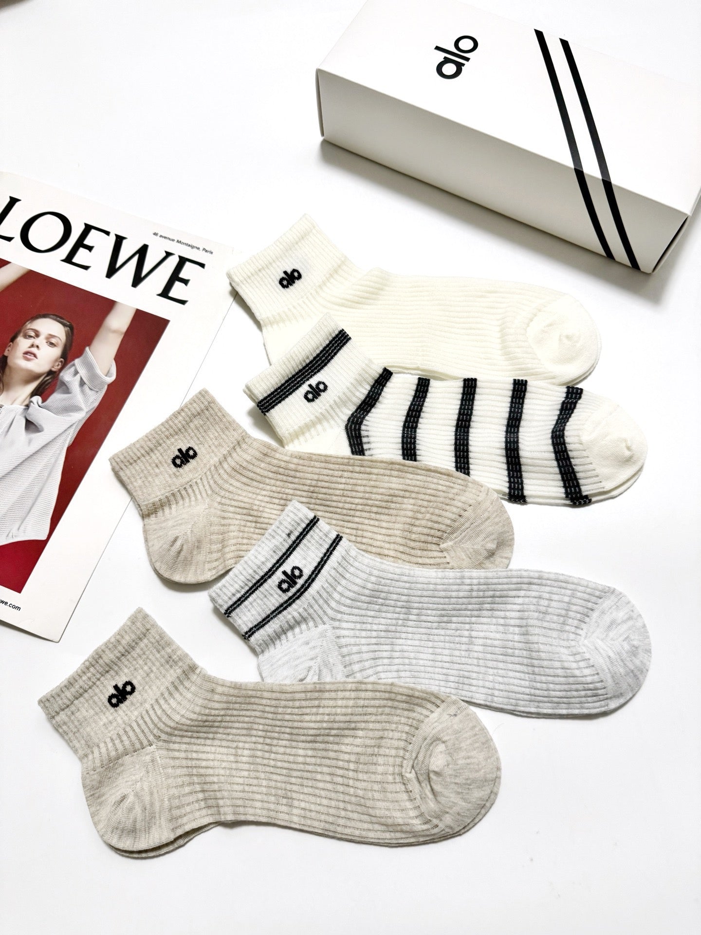 ALO 26S ANKLE SOCKS 361527 (1 BOX)