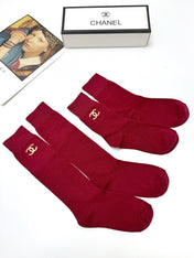 CHANEL 26S CREW SOCKS 397279 (1 BOX)