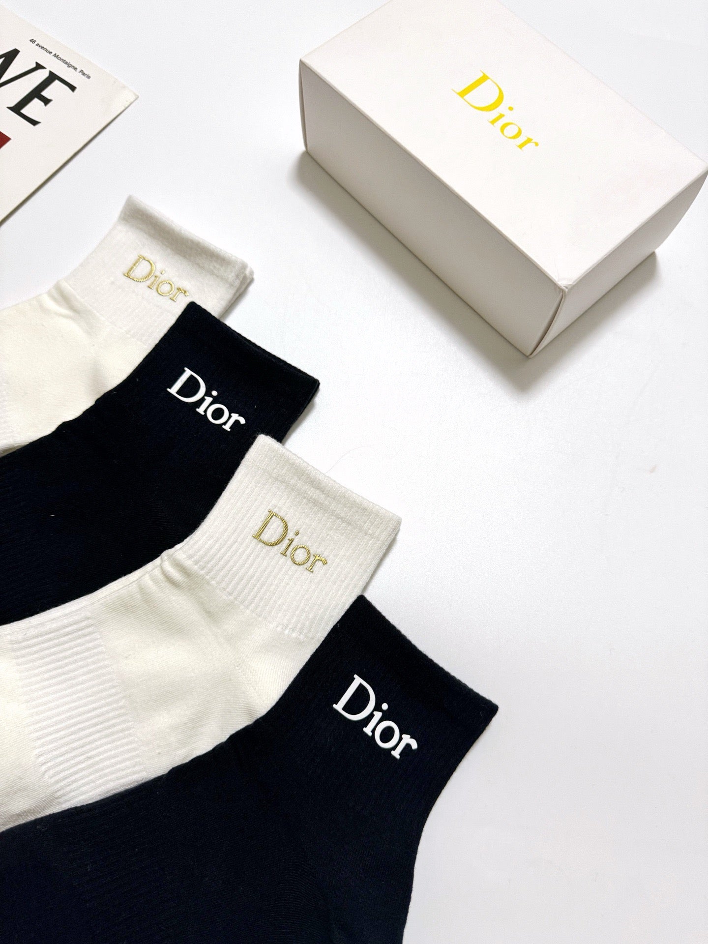 DIOR 26S ANKLE SOCKS 403637 (1 BOX)