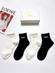 DIOR 26S ANKLE SOCKS 403637 (1 BOX)