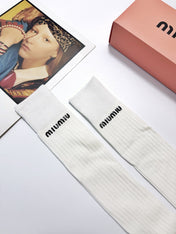 MIUMIU 26S CREW SOCKS 403652 (1 BOX)