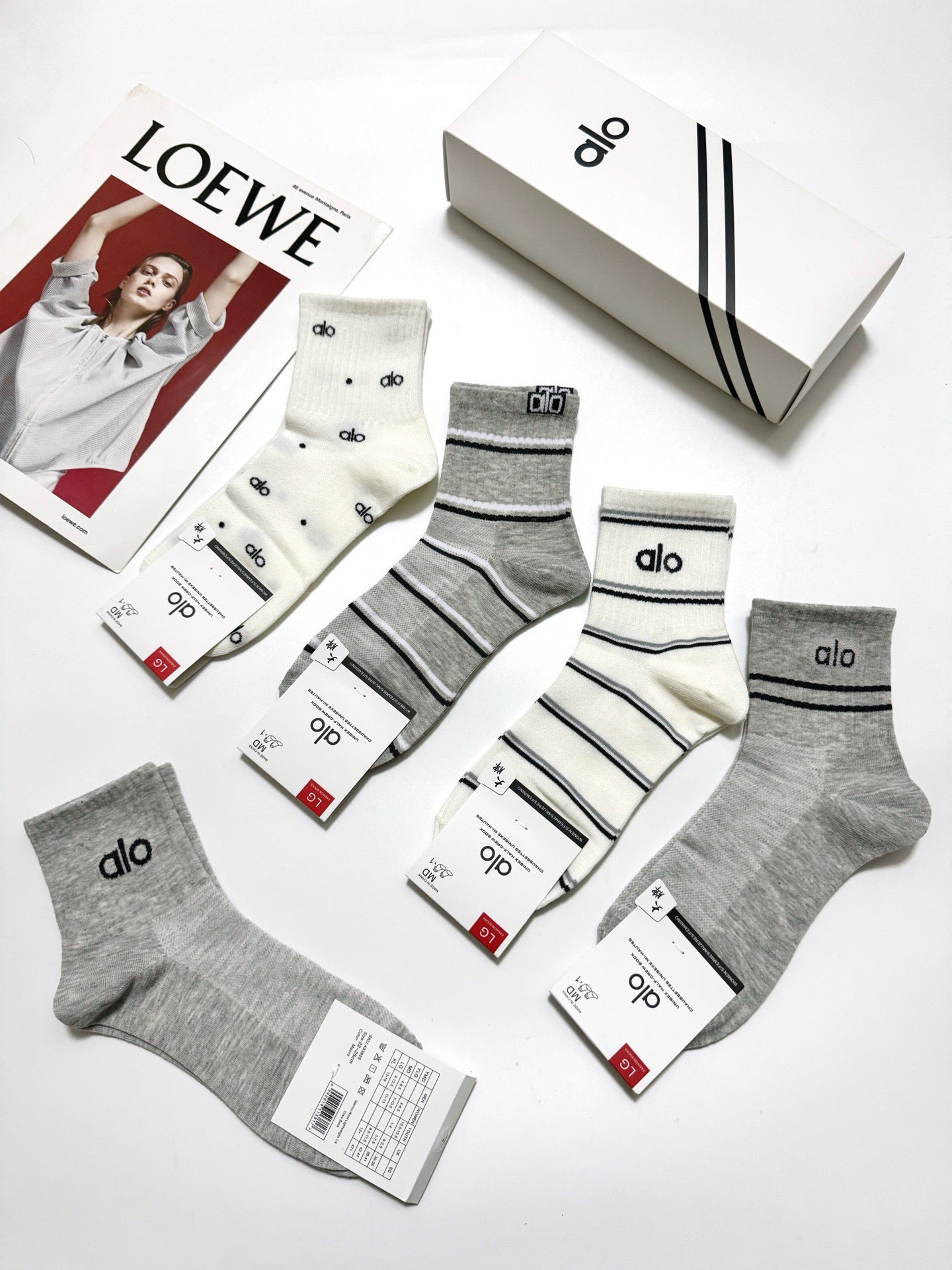 ALO 26S ANKLE SOCKS 403659 (1 BOX)