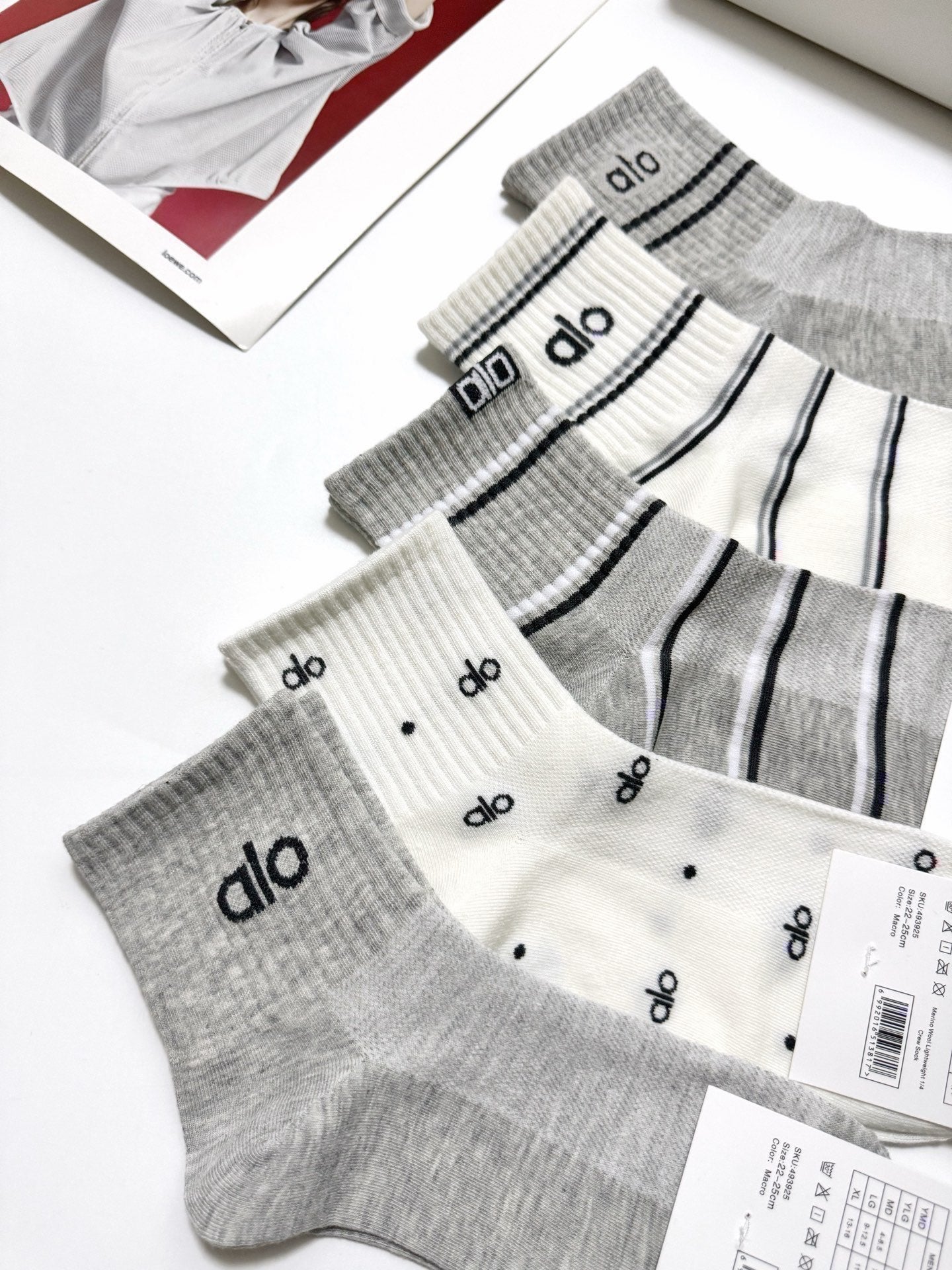 ALO 26S ANKLE SOCKS 403659 (1 BOX)
